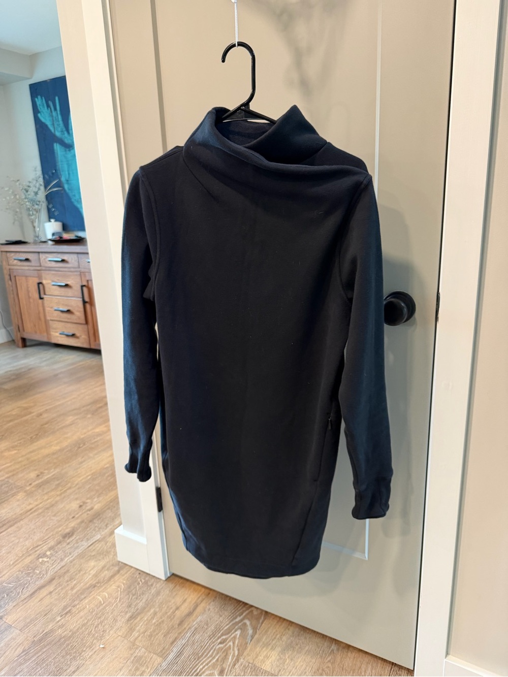 Athleta Black Cowl Neck Tunic Sweater